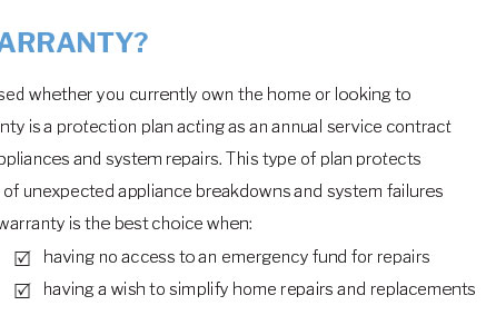 home warranty covers